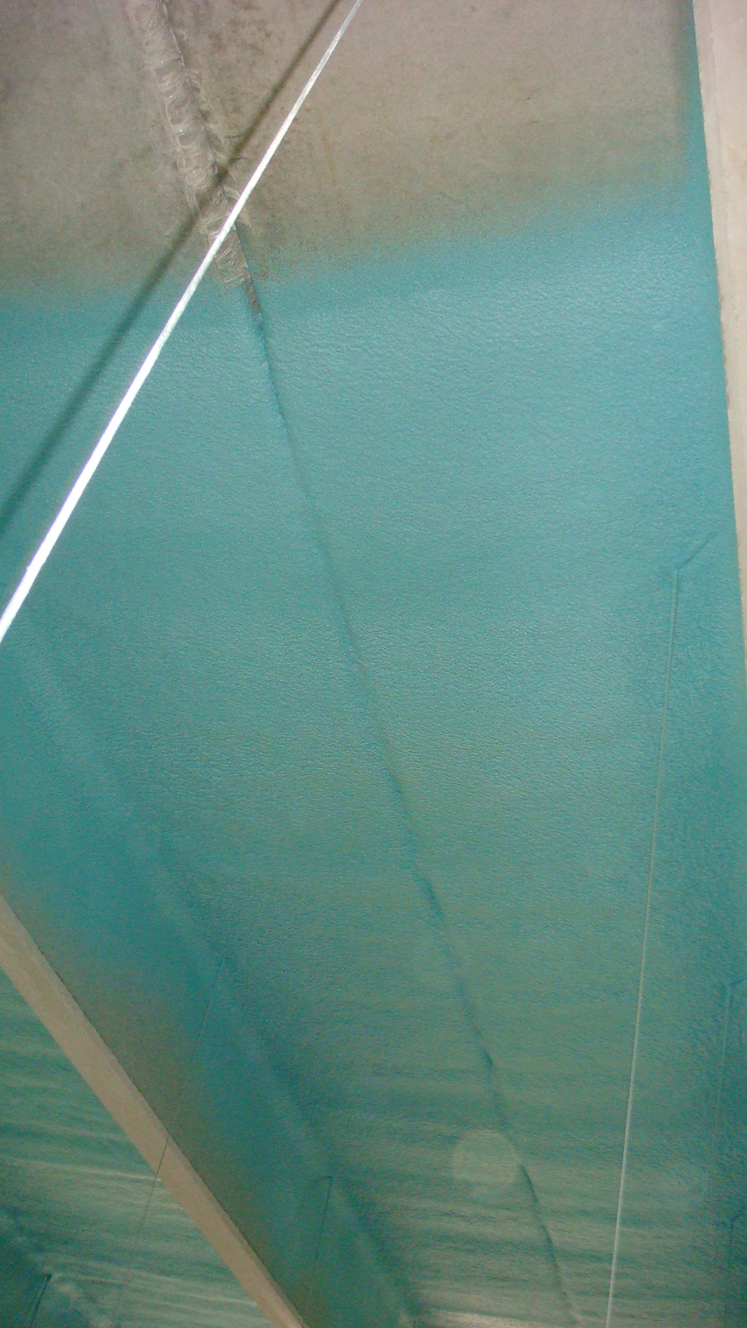 Contract coating work in a fabrication shop